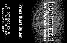 Beatmania for WonderSwan Title Screen